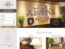 Tablet Screenshot of hotelarona.com.ar